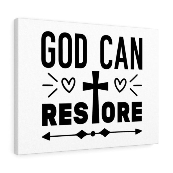 Scripture Canvas God Can Restore Christian Bible Verse Meaningful Framed Prints, Canvas Paintings - Image 7