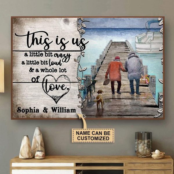 Personalized Canvas Art Painting, Canvas Gallery Hanging Pontoon A Little Bit Of Wall Art Framed Prints, Canvas Paintings