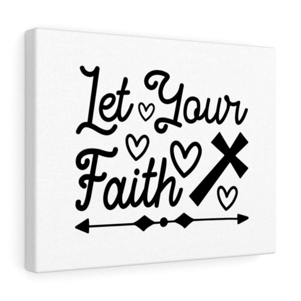 Scripture Canvas Let Your Faith Christian Bible Verse Meaningful Framed Prints, Canvas Paintings - Image 2