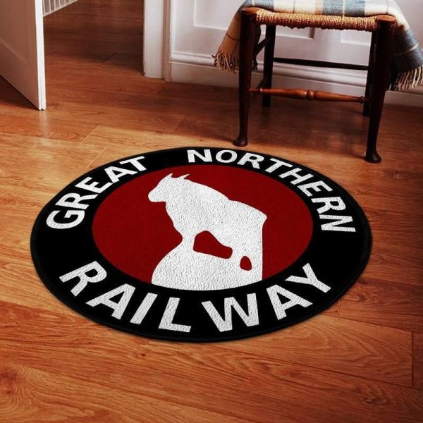 Gnr Living Room Round Mat Circle Rug Great Northern Railway