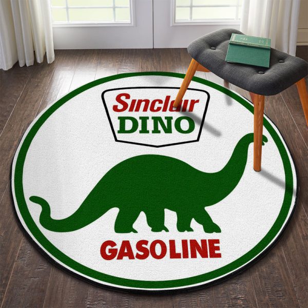 Hot Rod Gasoline Vintage Round Mat Round Floor Mat Room Rugs Carpet Outdoor Rug Washable Rugs - Image 2