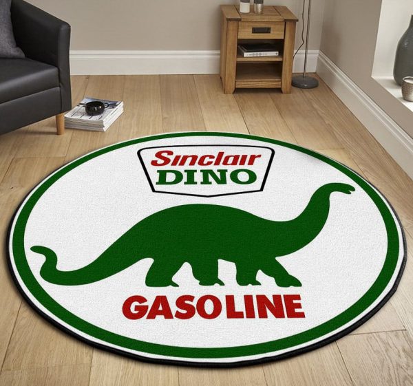 Hot Rod Gasoline Vintage Round Mat Round Floor Mat Room Rugs Carpet Outdoor Rug Washable Rugs - Image 3