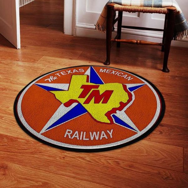 Texas Mexican Railway Round Mat Round Floor Mat Room Rugs Carpet Outdoor Rug Washable Rugs - Image 2