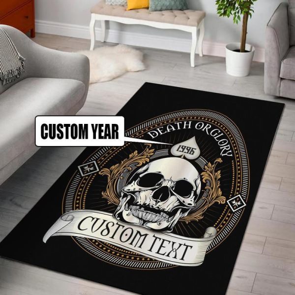 Personalized Tattoo Studio Area Rug Carpet 6