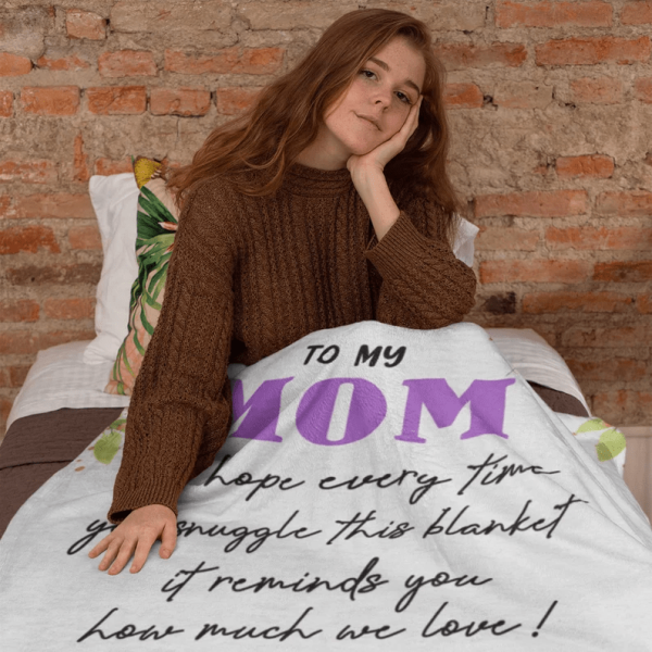 To My Mom We Love You Blanket Customized Blanket, Blanket From Kids, G - Image 3