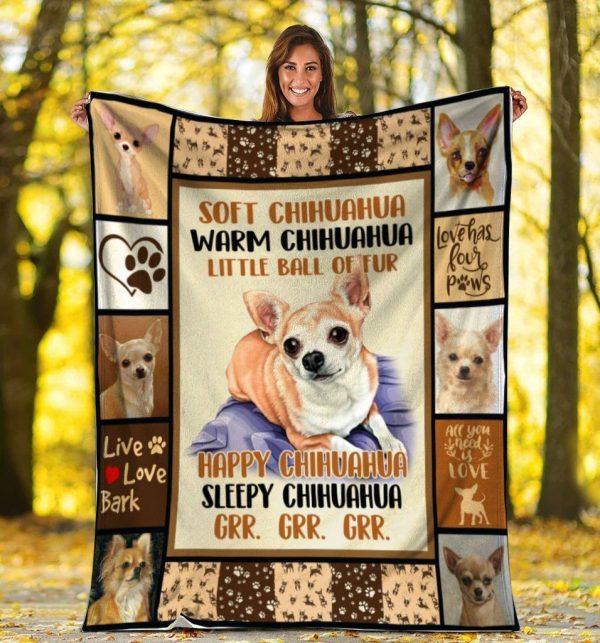 Soft Chihuahua Warm Chihuahua Little Ball Of Fur Chihuahua Dog Fleece