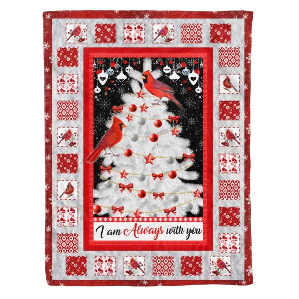 Always With You Cardinal Soft Fleece Blanket Gift - Image 3