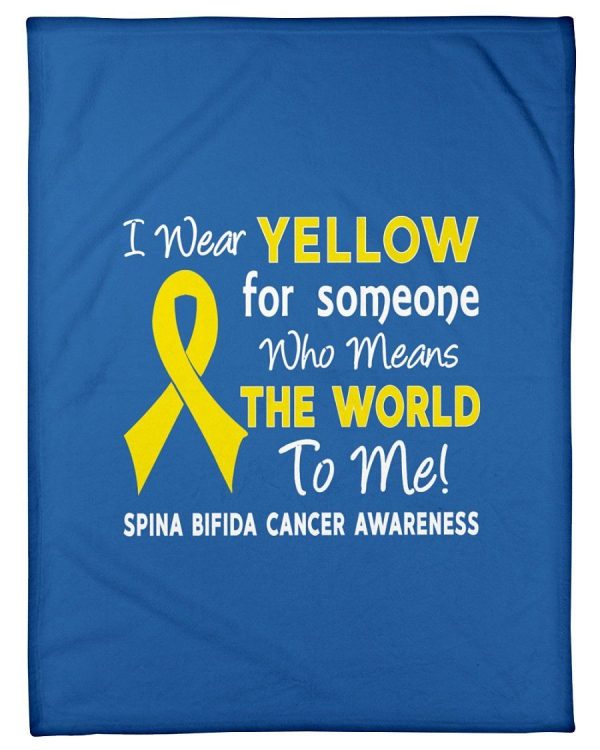 I Wear Yellow For Someone Who Mess The World To Me Spina Bifida Awaren - Image 4