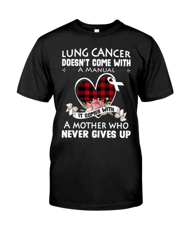 Lung Cancer Doesn't Come With A Manual White Ribbon Fleece Blanket - Image 5