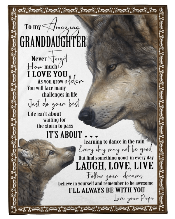 Wolf Love Papa Reminds Granddaughter To Face Challenges With The Best - Image 3