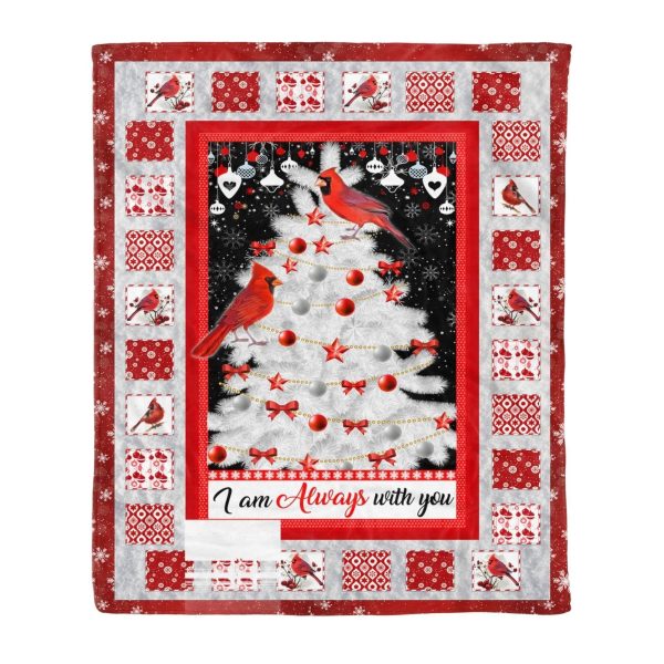 Always With You Cardinal Soft Fleece Blanket Gift - Image 2