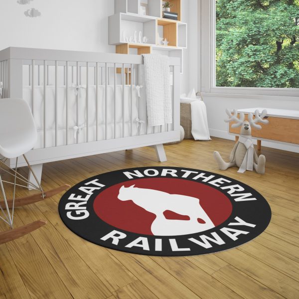 Gnr Living Room Round Mat Circle Rug Great Northern Railway - Image 3