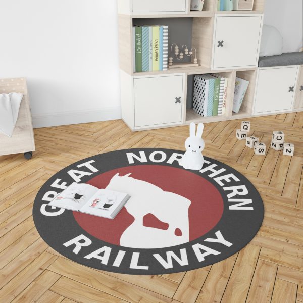 Gnr Living Room Round Mat Circle Rug Great Northern Railway - Image 5