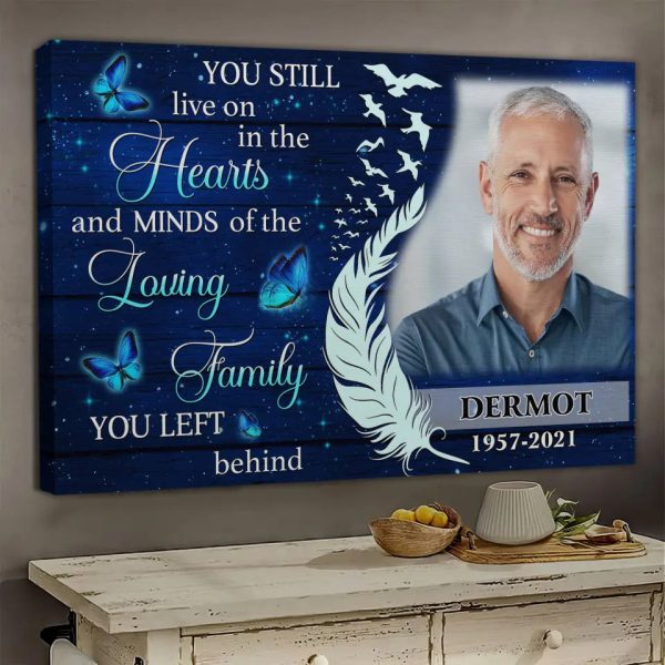 Personalized Canvas Prints, Custom Photos, Memorial Pet Gift, Remembrance Gift, Sympathy Gift for Loss of Loved Ones Dem Canvas - Image 3