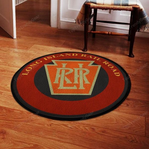 Lirr Round Mat Long Island Railroad Round Floor Mat Room Rugs Carpet Outdoor Rug Washable Rugs - Image 2