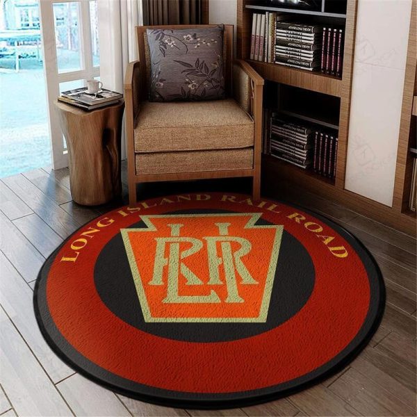 Lirr Round Mat Long Island Railroad Round Floor Mat Room Rugs Carpet Outdoor Rug Washable Rugs