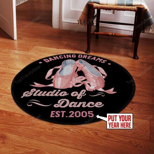 Personalized Dancing Dream Round Mat Round Floor Mat Room Rugs Carpet Outdoor Rug Washable Rugs - Image 2