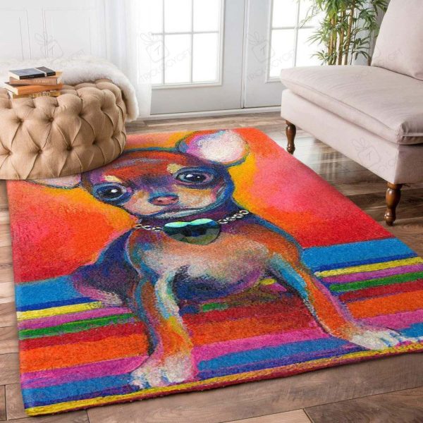 Chihuahua Area Rugs For Living Room Rectangle Rug Bedroom Rugs Carpet Flooring Gift RS136698|Rosabella Print