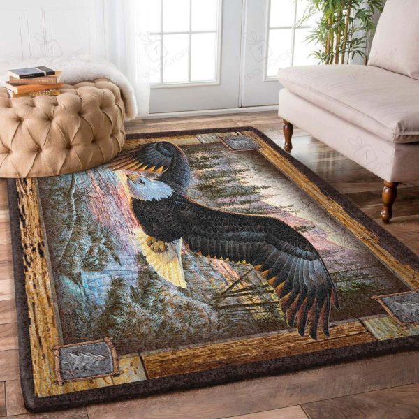 Eagle Rectangle Rug Decor Area Rugs For Living Room Bedroom Kitchen Rugs Home Carpet Flooring Rs012924 Print