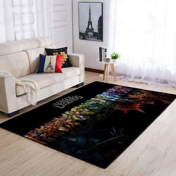 League Of Legends Game Rectangle Rug Decor Area Rugs For Living Room Bedroom Kitchen Rugs Home Carpet Flooring Rs017492 Print