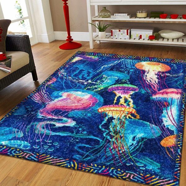 Jellyfish Yi36698 Rectangle Rug Decor Area Rugs For Living Room Bedroom Kitchen Rugs Home Carpet Flooring Rs016855 Print