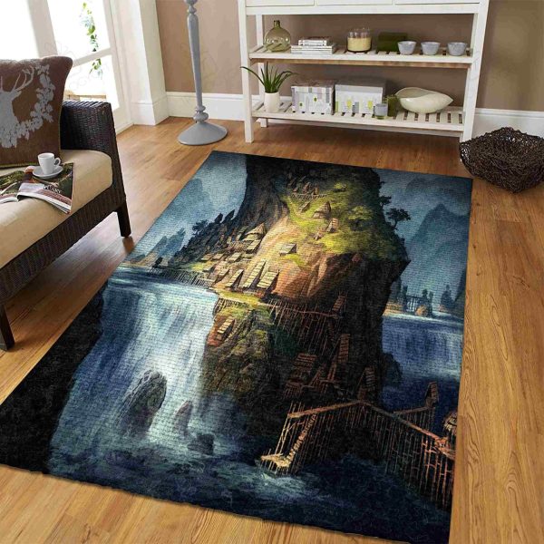 Nature Scenery Rectangle Area Rugs Carpet For Living Room, Bedroom, Kitchen Rugs, Non-Slip Carpet Rp122891 Print