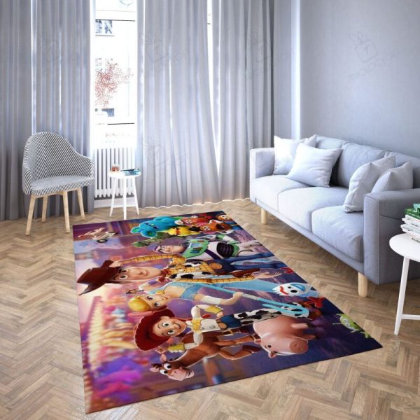 Toy Story Rugs Bedroom Carpet 2 Rectangle Area Rugs Carpet For Living Room, Bedroom, Kitchen Rugs, Non-Slip Carpet Rp126527 Print