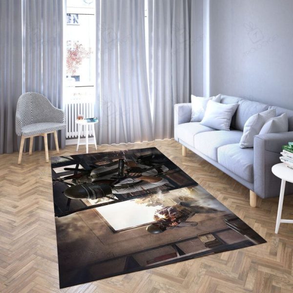 Pubg Mobile Game Favorite 15 Rectangle Area Rugs Carpet For Living Room, Bedroom, Kitchen Rugs, Non-Slip Carpet Rp124298 Print